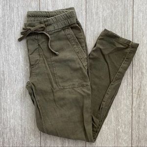 James Perse linen cargo pant sz 1